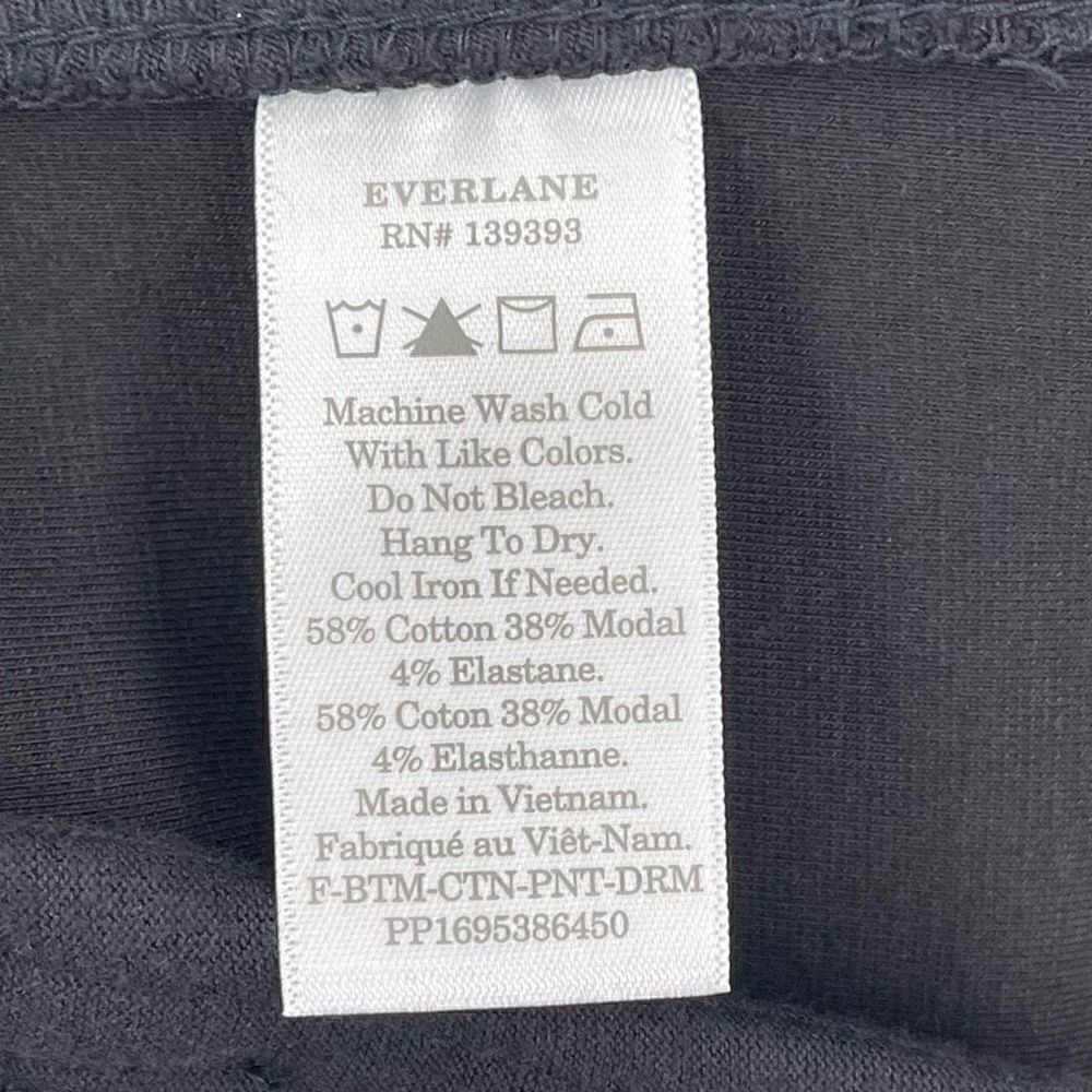 NWOT Everlane‎ The Dream Pant Black Tapered Leg Soft Ponte Knit Women Small - Picture 12 of 12